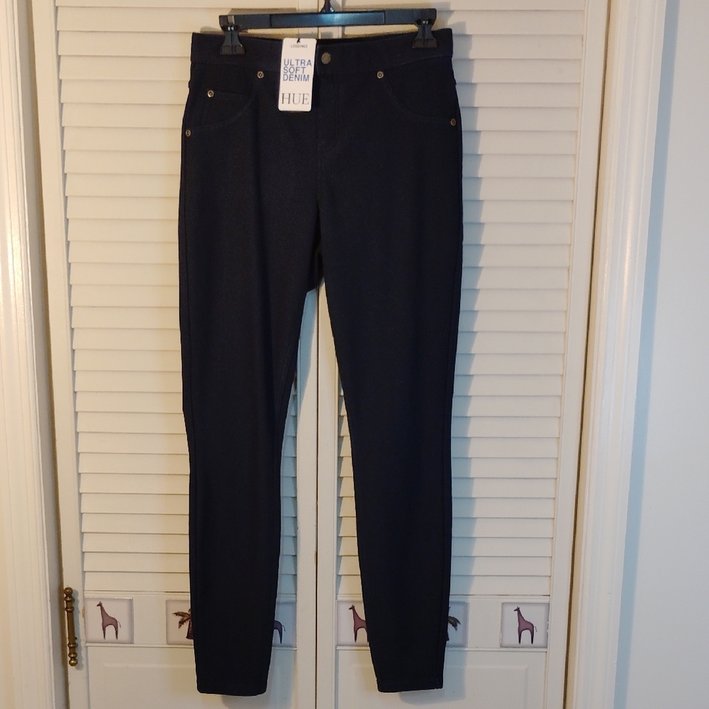 HUE Dark Blue Leggings